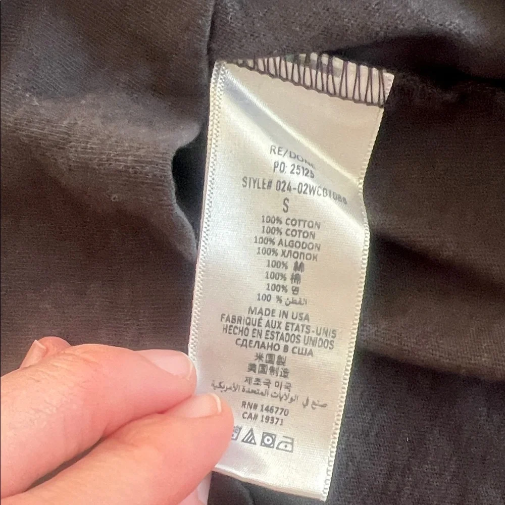 Re/Done Black Graphic Tee with Blondie's Rodeo Bar Design - Picture 3 of 4